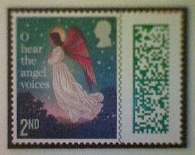 Great Britain, Stanley Gibbons 5100, used(o), 2023, Christmas: Angel, 2nd-matrix