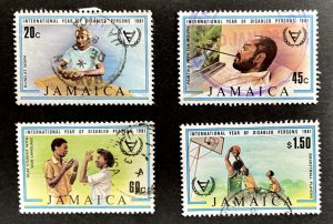 Jamaica: 1981,  International Year of Disabled People, Fine Used set.