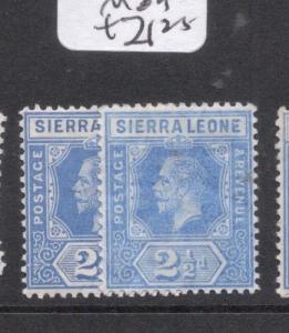 Sierra Leone SG 116-116a MOG (10dmi)