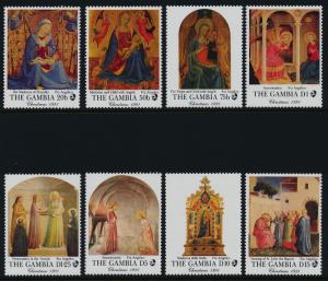 Gambia 1162-71 MNH Christmas, Art