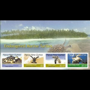 PAPUA NEW GUINEA 2007 - Scott# 1253 S/S Turtles NH