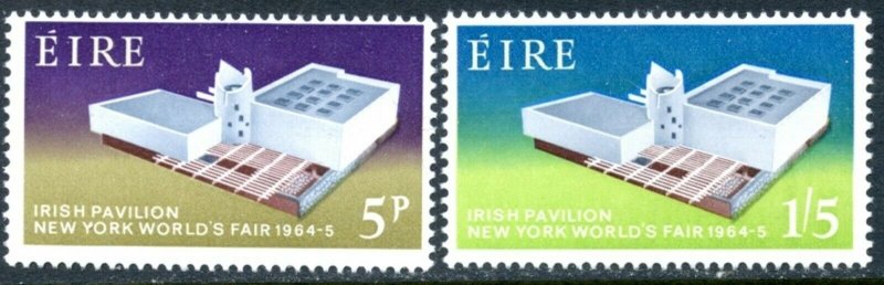 IRELAND Sc#194-195 SG#201-202 1964 New York World's Fair Complete Set OG Mint NH