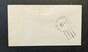 1936 Lone Star State Texas Gonzales TX FDC 776 14a Airmail Cover Monmouth Co NJ