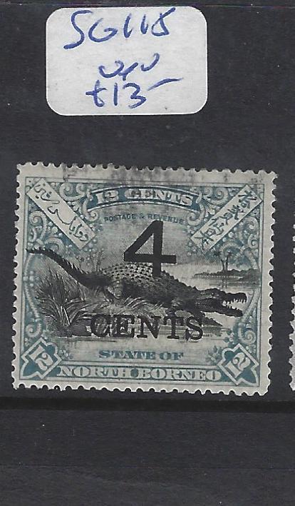 NORTH BORNEO (P3012BB)  4C+12C CROCODILE SG 115   VFU