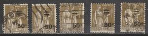 #298 France used lot of  5