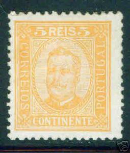 PORTUGAL Scott 67a 1892 King Carlos 5 Reis  CV $13