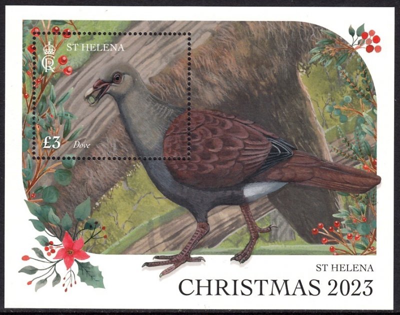 ST HELENA 2023 BIRDS OISEAUX VOGEL UCCELLO AVES CHRISTMAS