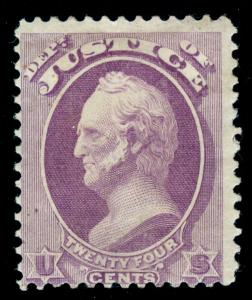 MOMEN: US STAMPS #O32 OFFICIAL MINT OG H