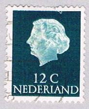 Netherlands 345 Used Queen Juliana 1953 (BP32712)