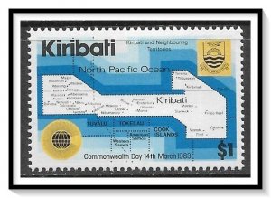 Kiribati #421 Map MNH