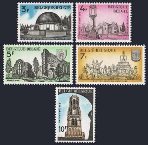 Belgium 871-875, MNH. Michel 1770-1774. Historic Buildings and Monuments, 1974.