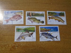 Australia  #  2133-37  used