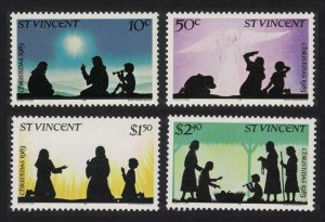 St. Vincent Christmas 4v 1983 MNH SG#739-742