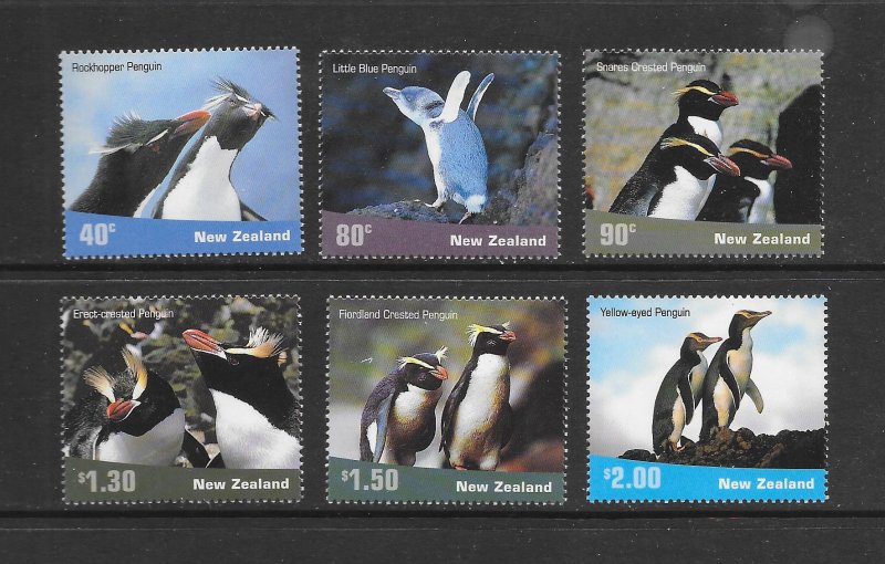 PENGUINS - NEW ZEALAND #1744-9  MNH