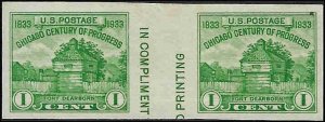 766 Mint,NGAI,LH... Vertical Gutter Pair... SCV $7.75