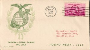 United States Ohio Conneaut 1945 machine  Tarawa Guam Saipan Iwo Jima Marines...