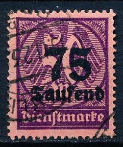 Germany #O34 Single Used