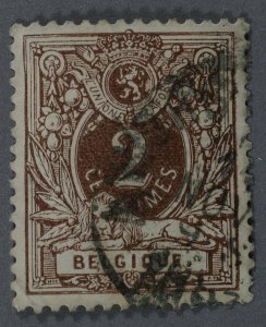 Belgium #55 Used VF Place Cancel w/ Date(?) HRM