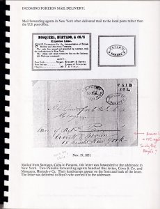 Boyd's Local Post Photocopy of M. Richardson's Exhibit, Notes by Lyons, Bowman 