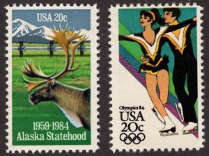 United State #2066,2067 Used (looks Mint)  NH NG Great classic stamp!