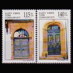 TURKISH-CYPRUS 1998 - Scott# 456-7 Doors Set of 2 NH