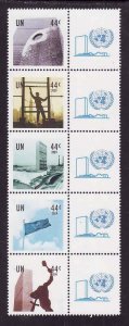 United Nations New York-Sc#986c- id8-unused NH set + labels-Flags-2009-