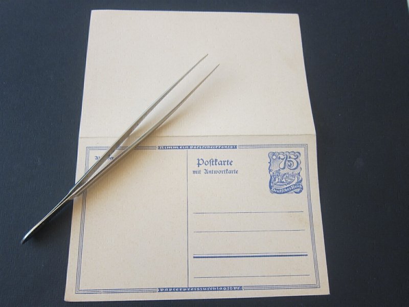 Germany Postal Stationery Folded Postcard mint 