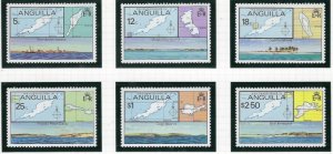 Anguilla 361-66 MNH 1979 Island Views (fe8860)
