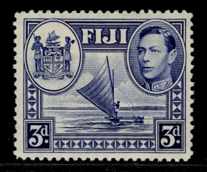 FIJI GVI SG257, 3d blue, LH MINT.