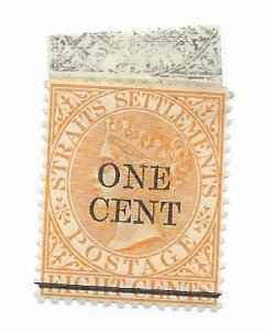 Straits Settlements #80 MH - Stamp - CAT VALUE $1.25