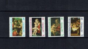 British Indian Ocean Territory: 1992, Christmas, Religious Paintings, MNH set