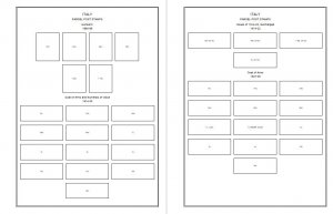PRINTED ITALY [CLASS.] 1862-1942 STAMP ALBUM PAGES (55 pages)