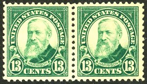 U.S. #622 MINT PAIR OG NH