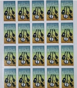 2024 Bluegrass Forever stamps 5 sheets total 100pcs