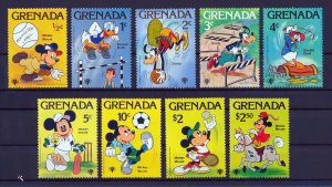 Grenada 1979 Sc#950/958 DISNEY CHARACTERS/CHILD YEAR (ICY) Set (9) MNH