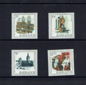 Barbados: 1989, 350th Anniversary of Parliament, MNH set.