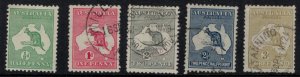 Australia 5 Roos Unchecked - Used
