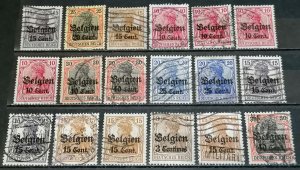 Belgium, German occupation in WW1 lot 2