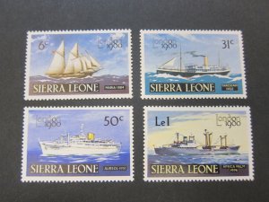 Sierra Leone 1980 Sc 481-4 set MH