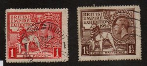 Great Britain 185-6 Set Used