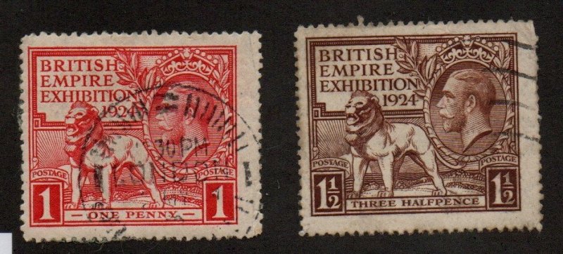 Great Britain 185-6 Set Used