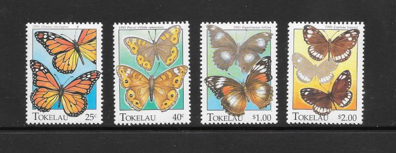 BUTERFLIES- TOKELAU #213-16  MNH