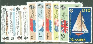 Gambia #1172/1335  Single (Complete Set)