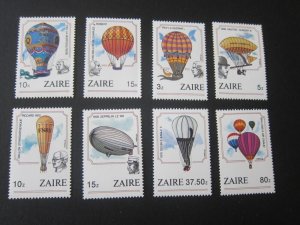 Zaire 1984 Sc 1160-67 set MNH