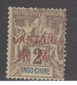 France- Offices in China Canton, Scott #1A, Used