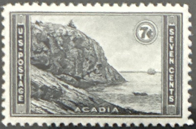 Scott #746 1934 7¢ National Parks Acadia MNH OG XF/Superb