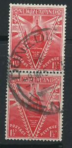 New Zealand SG 669 Pair FU