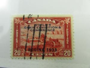 1933 Canada SC #203 WORLD GRAIN EXHIBITION & CONFERENCE used F-VF