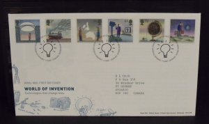 15738   GREAT BRITAIN   FDC # 2450-2455     World of Invention