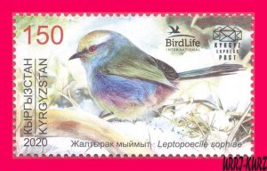 KYRGYZSTAN 2020 Nature Fauna Bird of Year White-Browed Tit-Warbler 1v Mi KEP159